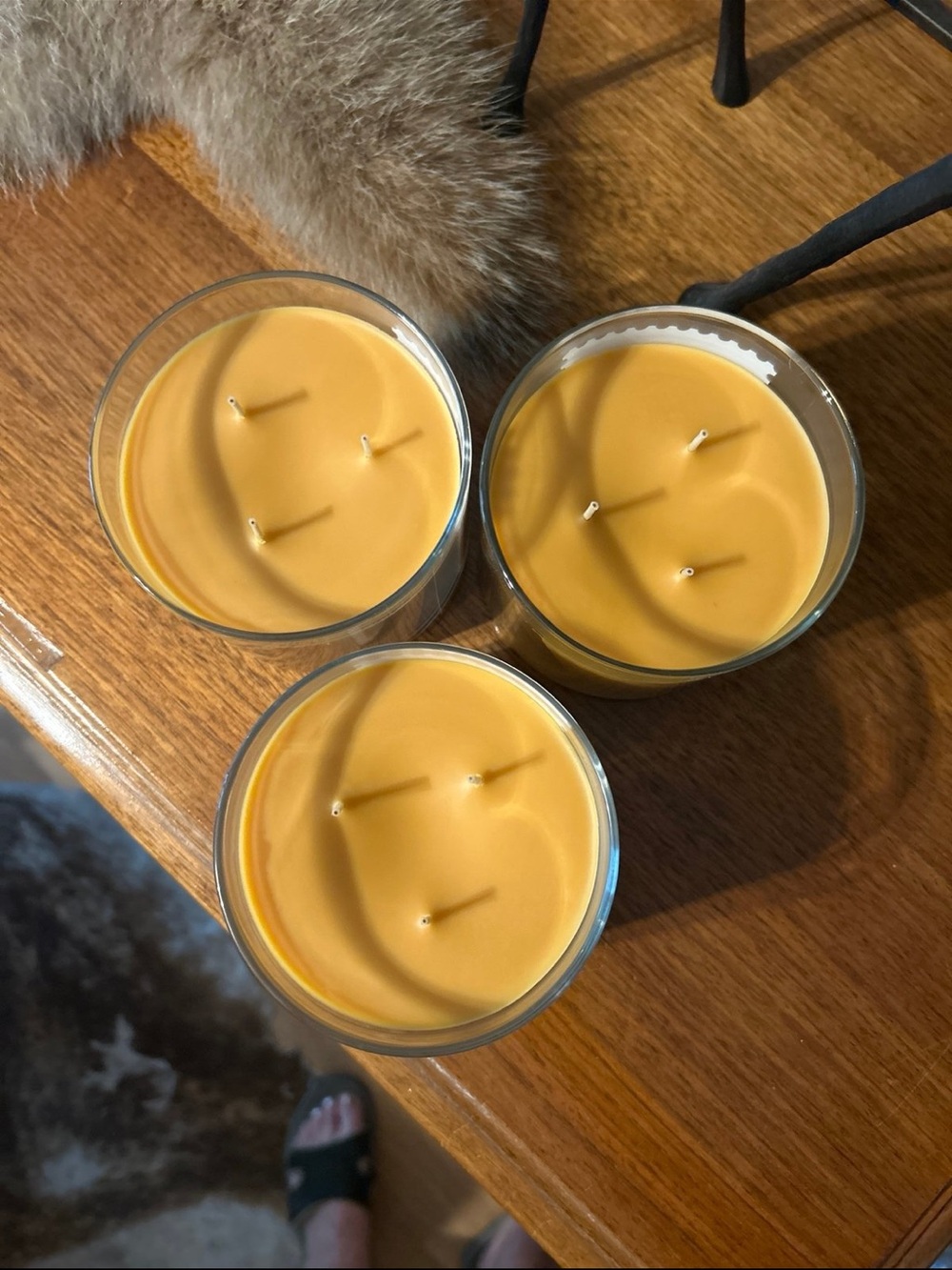 Bath & Body Works Pumpkin Peanut Brittle 3-Wick Candles - lot of 3 NWT - Picture 3 of 4